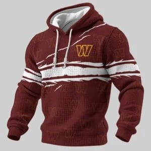Washington Commanders Personalized Waffle Hoodie AMCCLG001624