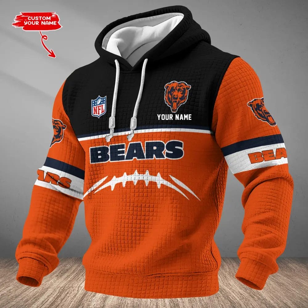 Chicago Bears Personalized Waffle Hoodie AMCCLG001548