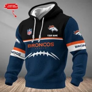 Denver Broncos Personalized Waffle Hoodie AMCCLG001559