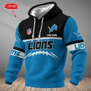 Detroit Lions Personalized Waffle Hoodie AMCCLG001562