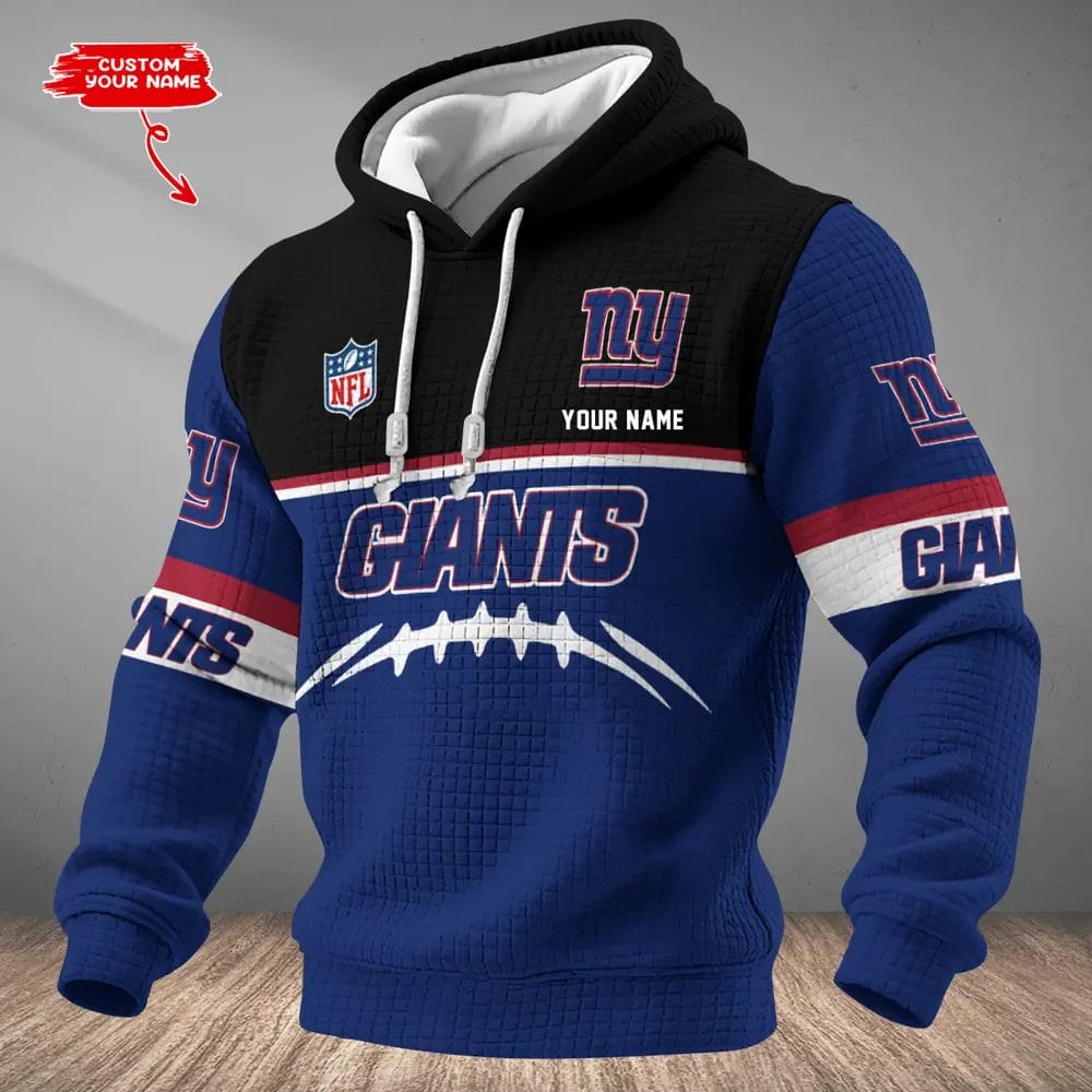 New York Giants Personalized Waffle Hoodie AMCCLG001600
