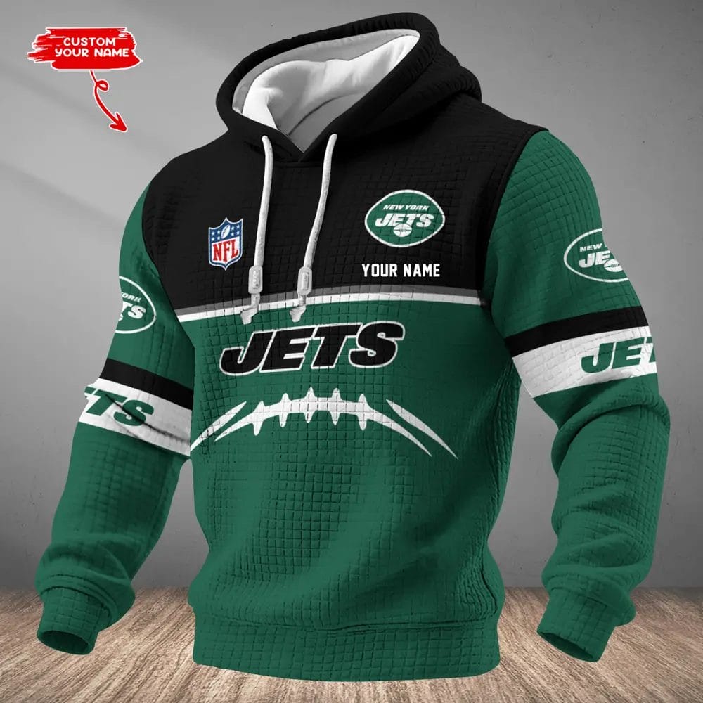 New York Jets Personalized Waffle Hoodie AMCCLG001603