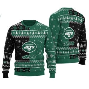 New York Jets Personalized Ugly Christmas Sweater AMCCLG001848
