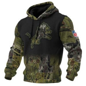 Detroit Lions Personalized Waffle Hoodie AMCCLG001700