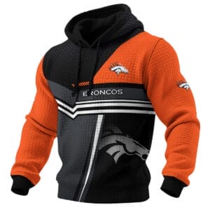Denver Broncos Personalized Waffle Hoodie AMCCLG001699