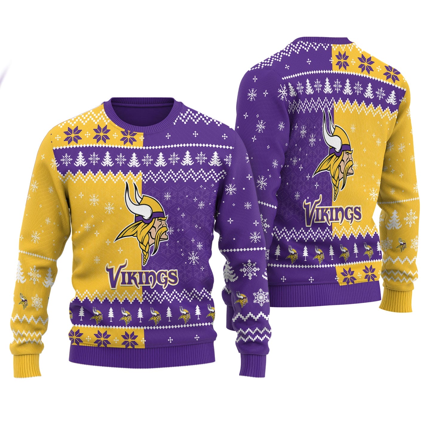 Minnesota Vikings Personalized Ugly Christmas Sweater AMCCLG001838