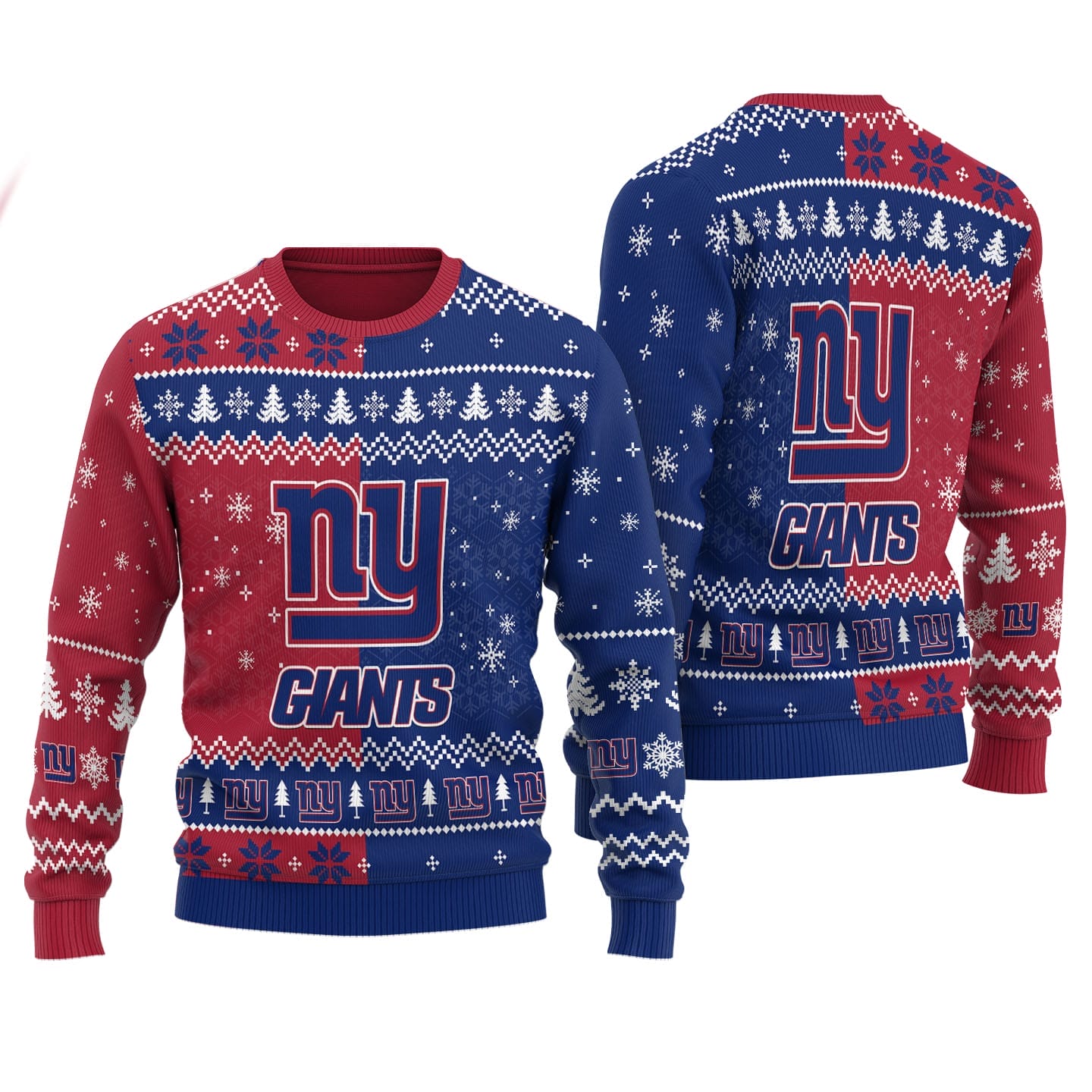New York Giants Personalized Ugly Christmas Sweater AMCCLG001846