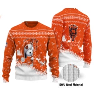 Chicago Bears Personalized Ugly Christmas Sweater AMCCLG001792