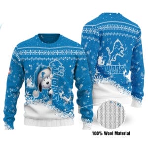 Detroit Lions Personalized Ugly Christmas Sweater AMCCLG001809
