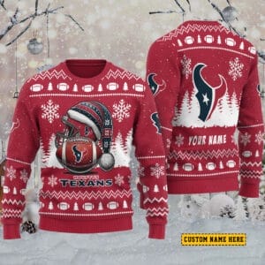 Houston Texans Personalized Ugly Christmas Sweater AMCCLG001814