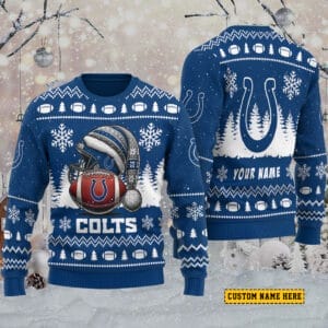 Indianapolis Colts Personalized Ugly Christmas Sweater AMCCLG001816